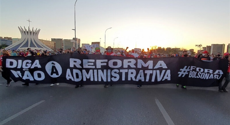 24J: Ato Fora Bolsonaro, não à reforma administrativa