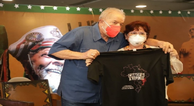 Campanha Cancela a Reforma, Já! recebe o apoio do ex-presidente Lula no Ceará