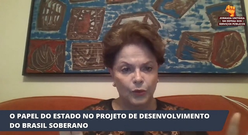 Dilma defende frentes contra privatizações e por soberania nacional