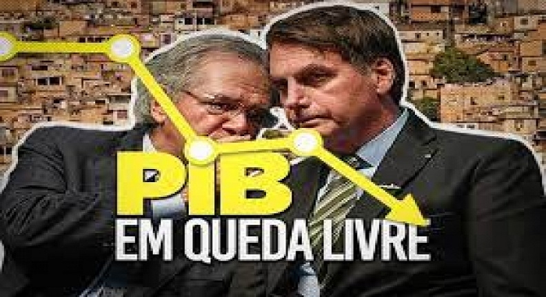 Dupla Bolsonaro/Guedes fracassa, PIB cai 0,1%  e país entra em recessão técnica