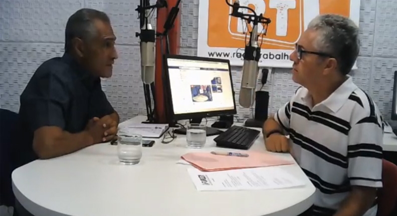 Rádio Trabalhador recebe vice-presidente do Sintsep-GO, Gilberto Jorge
