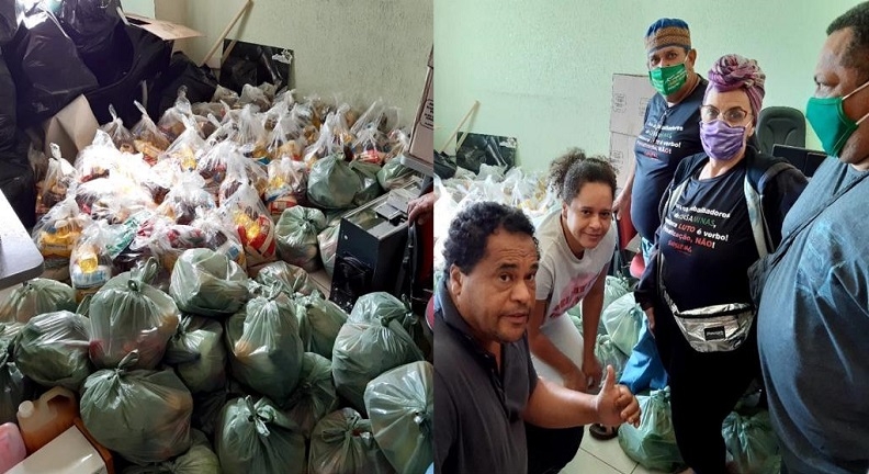 Sindsep-MG doa cestas básicas para população carente de Belo Horizonte