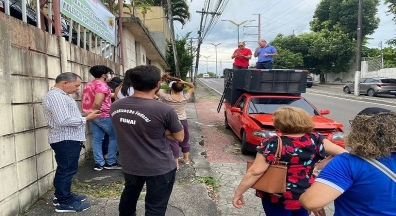 Ato em frente à Funai em Manaus pede justiça pelas mortes no Javari