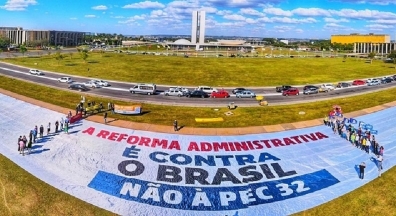 Servidores fazem greve e protestos em todo o Brasil contra PEC 32 nesta quarta, 18