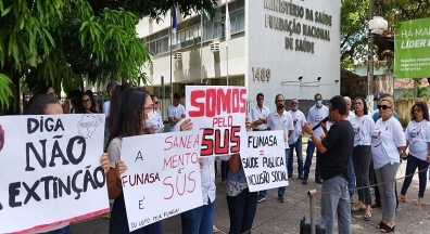Servidores se mobilizam contra a extinção da Funasa