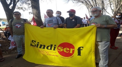 Sindiserf-RS integra Jornada de Lutas em defesa do Serviço Público e da Democracia